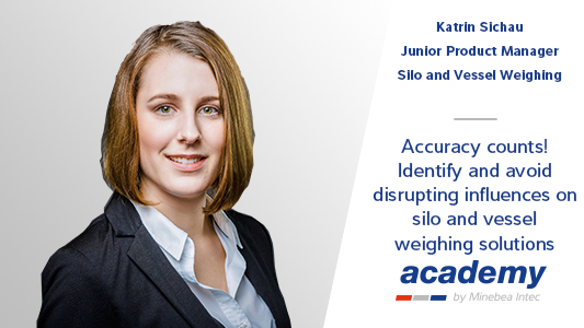 Thumbnail Webinar Accuracy counts - Identify and avoid disrupting influences on silo and vessel weighing solutions held by Katrin Sichau