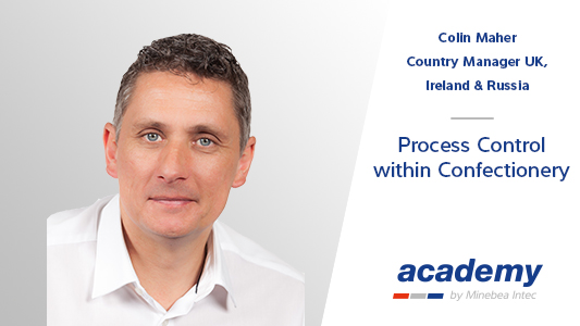 Thumbnail for webinar How you can ensure your processes within the Confectionery production best possible held by Colin Maher