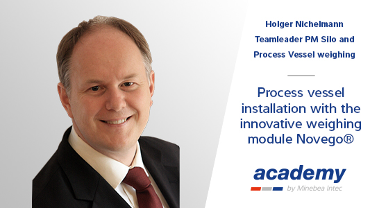 Thumbnail for Webinar Process vessel weighing with the innovative weighing module Novego® held by Holger Nichelmann